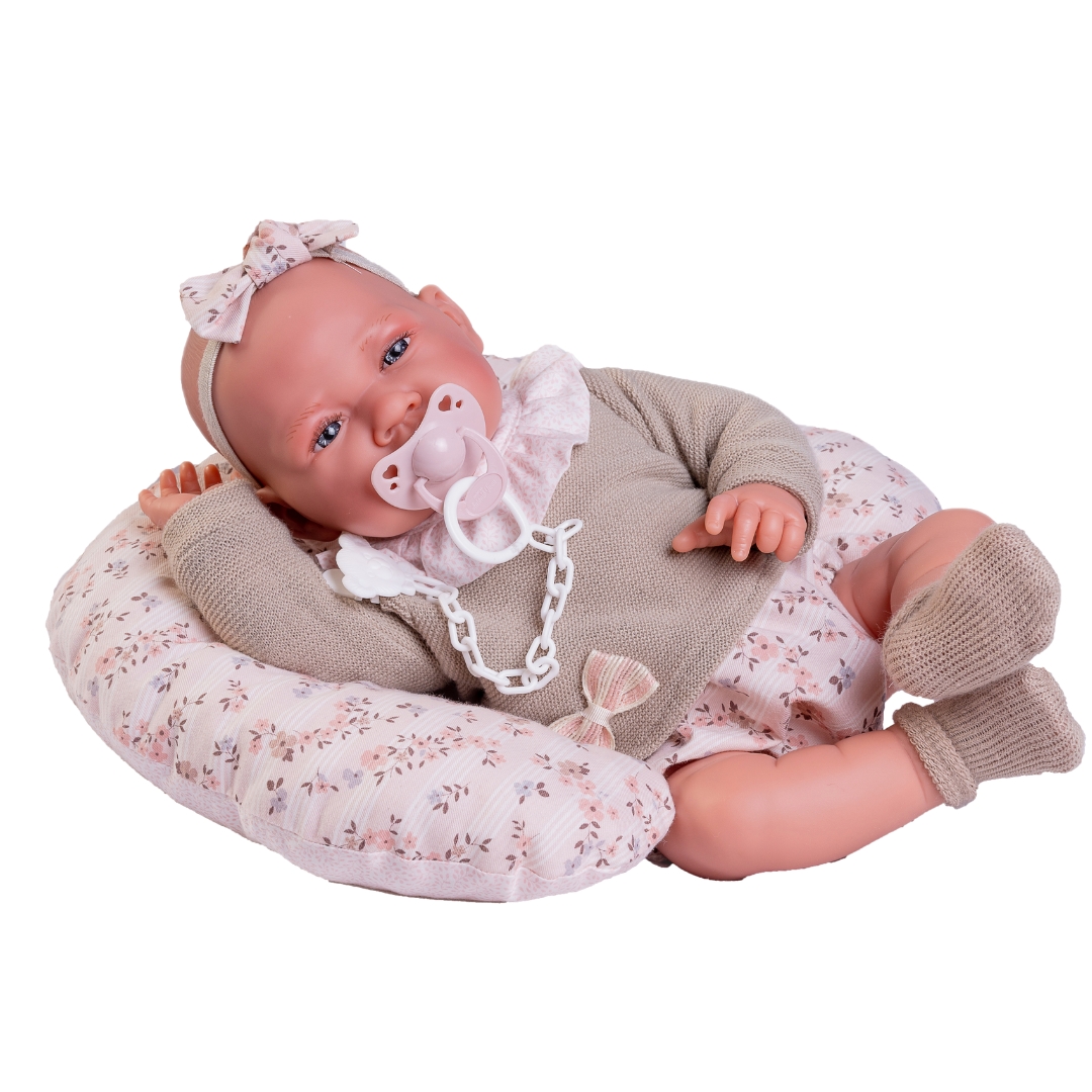 Newborn Кукла бебе Лили с възглавница, 42 см.