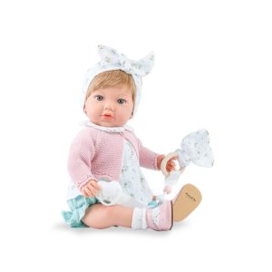 Newborn Кукла - Бебе Алина с биберон и дрънкалка, 45 см.