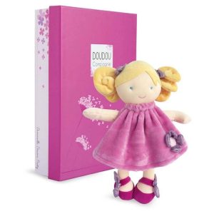 Мека кукла Rose Doudou et Compagnie, 28 см