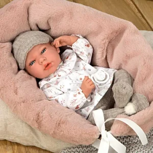 Реалистична кукла бебе Анди Arias Elegance 40 см., с реално тегло и аксесоари